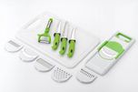 Amiraj FK CB GREEN Combi - 3 White, Green Kitchen Tool Set