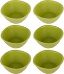 Tupperware bowls Plastic Bowl Set(Green, Pack of 6)