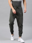 HRX by Hrithik Roshan Grey Drop-Crotch Joggers
