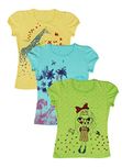 Stay Little Girls Half sleeve T-Shirts Combo