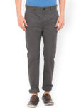 Breakbounce Grey Slim Fit Chino Trousers
