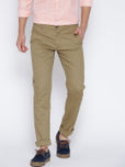United Colors of Benetton Men Khaki Slim Fit Casual Trousers