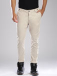 Breakbounce Beige Street Snug Fit Chino Trousers