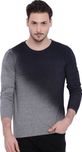 Campus Sutra Solid Men Round Neck Black T-Shirt
