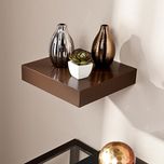 DecorNation Floating Wall Shelf 10 Inches (Brown)