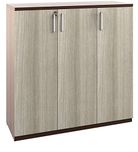 Natraj Office Furniture File Cabinet (Acacia Dark and Light)