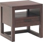 The Jaipur Living Ritz Solid Wood Bed Side Drawer (Wenge Finish, Brown)