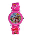 Luba Kiddish Attractive Kids Analog Pink Dial Barbie Watch for Girls | Kids Watches For Boys And Girls By LUBA