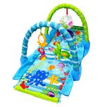 WonderKart Ocean Kick and Crawl Play Gym With hood tunnel - Multi