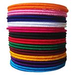 Pridetrend Multicolor Thread Bangle Set for Women (Set of 24 Bangles)