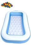COMBO-INTEX ORIGINAL 6 FT INLATABLE BATH TUB+25 multicolour balls