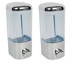 SBD Soap Dispenser, Shower Lotion, Gel, Conditioner, Liquid Shampoo Pump, Mirror Finish,Combo Pack Of 2