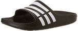 adidas Unisex Duramo Slide K Black and White Sandals and Floaters - 12 kids UK/India (30.5 EU)
