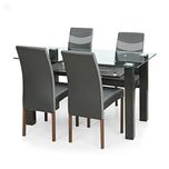 Royal Oak Aqua Four Seater Dining Set (Black)