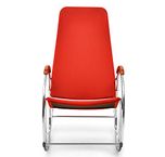 Nilkamal Dylan Rocking Chair (Glossy Finish, Red)