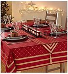 Raghuraj Lifestyle Jubilee Table Cover Perfect For Christmas Gifts And Decorations 100 % Cotton 6 Seater 140*170 cm (55*67Inches)