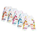 Littly Unisex Cotton Pyjama Bottom (Pack of 5)(10224_White_2-3 years)