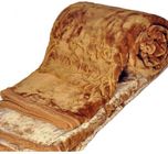 Shree Radhika Synthetics(SRS) Floral Double Coral Blanket(Microfiber, Brown)
