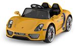 Baybee Porche Roadster Battery Operated Car with Dual Battery, Dual Motor and R/C (Yellow)