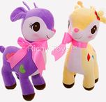 Richy Toys Deer 1 Pc Animal Teddy Bear - 25 Cm (Assorted Color)