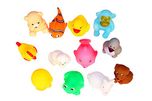  iVee International Soft Bath Toy Chu Chu Toys - Set Of 12 Multi-Color