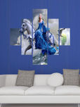 DeStudio Multicoloured Fairytale Horse Wall Sticker