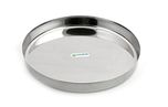 Coconut Stainless Steel Dinner Plate, 30.48cm, Silver