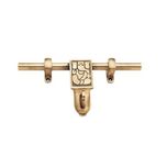 A & Y Traders DOOR ALDROP 8-INCH 200MM FOR ROOM DOORS ANTIQUE FINISH