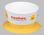 Piyo Piyo Baby Training Bowl (Yellow/White)