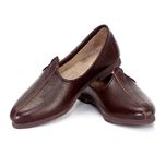 PAHNAWA BROWN JUTE JALSA MOJARI FOR BOY,S