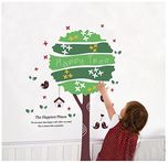 UberLyfe Happy Tree Wall Sticker Size 3 (Wall Covering Area: 110cm x 70cm) - WS-1497