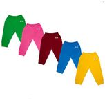 ZURA Export Quality Cotton Baby Leggings/Baby Pant/Baby Track Pant/Kids Leggings/Kids Pyjamas for Baby Boys and Baby Girls (Pack of 5)