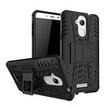 TARKAN Coolpad Note 5 Case, Hard Armor Hybrid Rubber Bumper Kick Stand Back Cover for New Coolpad Note 5 - The Beast [Black]