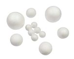 Asian Hobby Crafts Multi Thermocol Balls - 12 Pieces