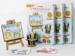 Funvention Little Art Gallery (Pack of 3) - Express Your Imagination - Puzzle & Coloring Art Kit (Birthday Return Gift) - Art & Craft Toy - Educational Toys for Kids