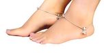 Ak Enterprises (Best Quality) Traditional Silver Plated Anklet (Payal) For Women