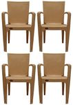 PRIMA - Big Boss Chair (Beige Color) - Set Of 4.