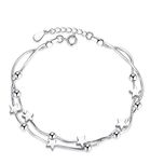 Dc Jewels Sterling Silver Star Design Adjustable Bracelet For Women & Girls
