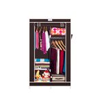 CbeeSo Space-Saving Foldable Metal Almirah (CB225-BR) Extra Off