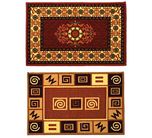 Home Candy Lagoon 2 Piece Polyester Door Mat - 22