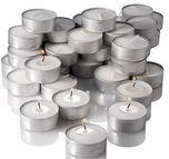 Tiru Traders Unscented Tealight Candles Set Of 50