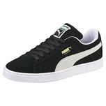 Puma Unisex Suede Classic+ Black Sneakers - 10 UK/India (44.5 EU)(36616106)