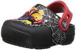 crocs Crocsfunlab Lights Spiderman Black Clogs-C9(204136-001)
