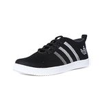 YB BAZAAR Casual Running Black Net Sneakers Shoes for Men/Canvas/Black Net & BlueNet/Lace-up/All Sizes