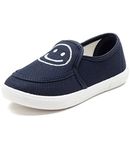 Omaiden The First Step Kids Navy Canvas Mocassins 2 UK