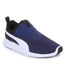 Puma Unisex St Trainer Evo Slip On V2 Blue Depths-Puma White Sneakers - 10 UK/India (44.5 EU)(36615802)