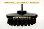Buff King Cleaning Drill Brush - 5.25 Inches (Black)