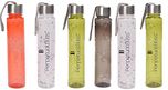 Generic Perpetual Bliss Fancy Transparent Water Bottle 500Ml - Pack Of 12