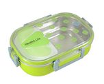 Shopaholic 6527 Stainless Steel Lunch Box For Kids - Multi color