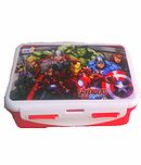 Ski plastic Disney lock and seal airtight marvel avengers cartoon character printed Lunch tiffin Box for School Children Kids,students, office medium Multicoloured
